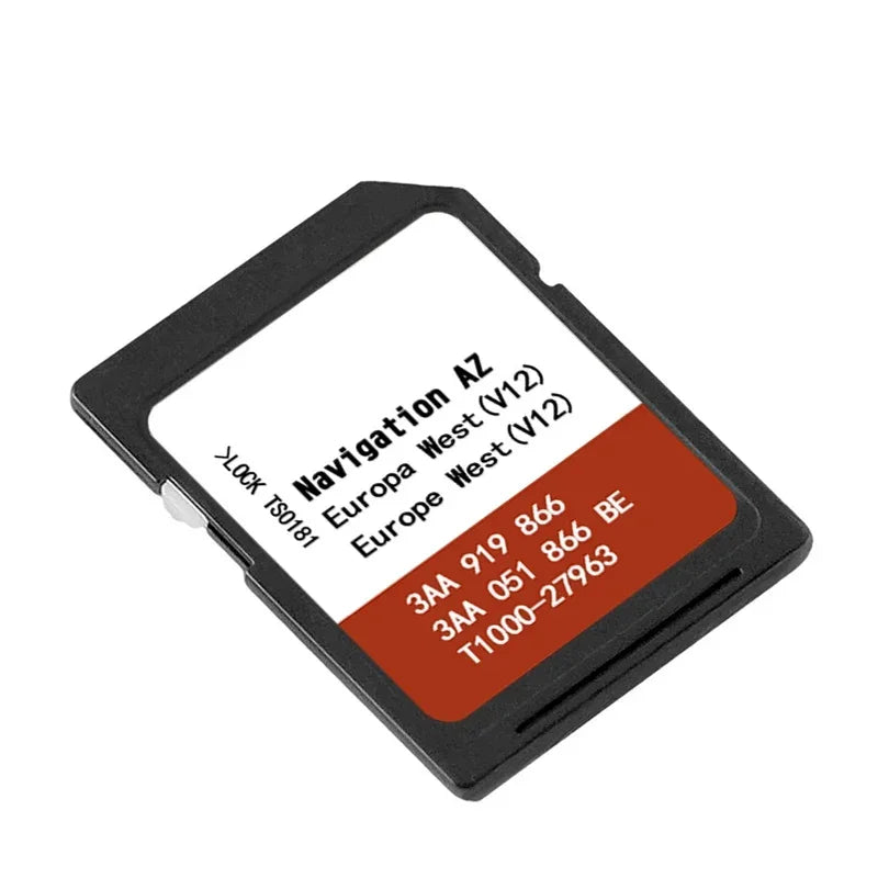 Card SD de navigație RNS 315 Actualizare hartă Europa de Vest pentru VW Passat