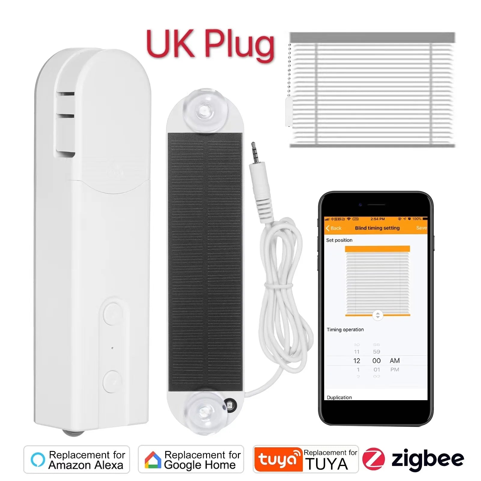 Tuya Zigbee Curtain Robot UK Plug Zigbee