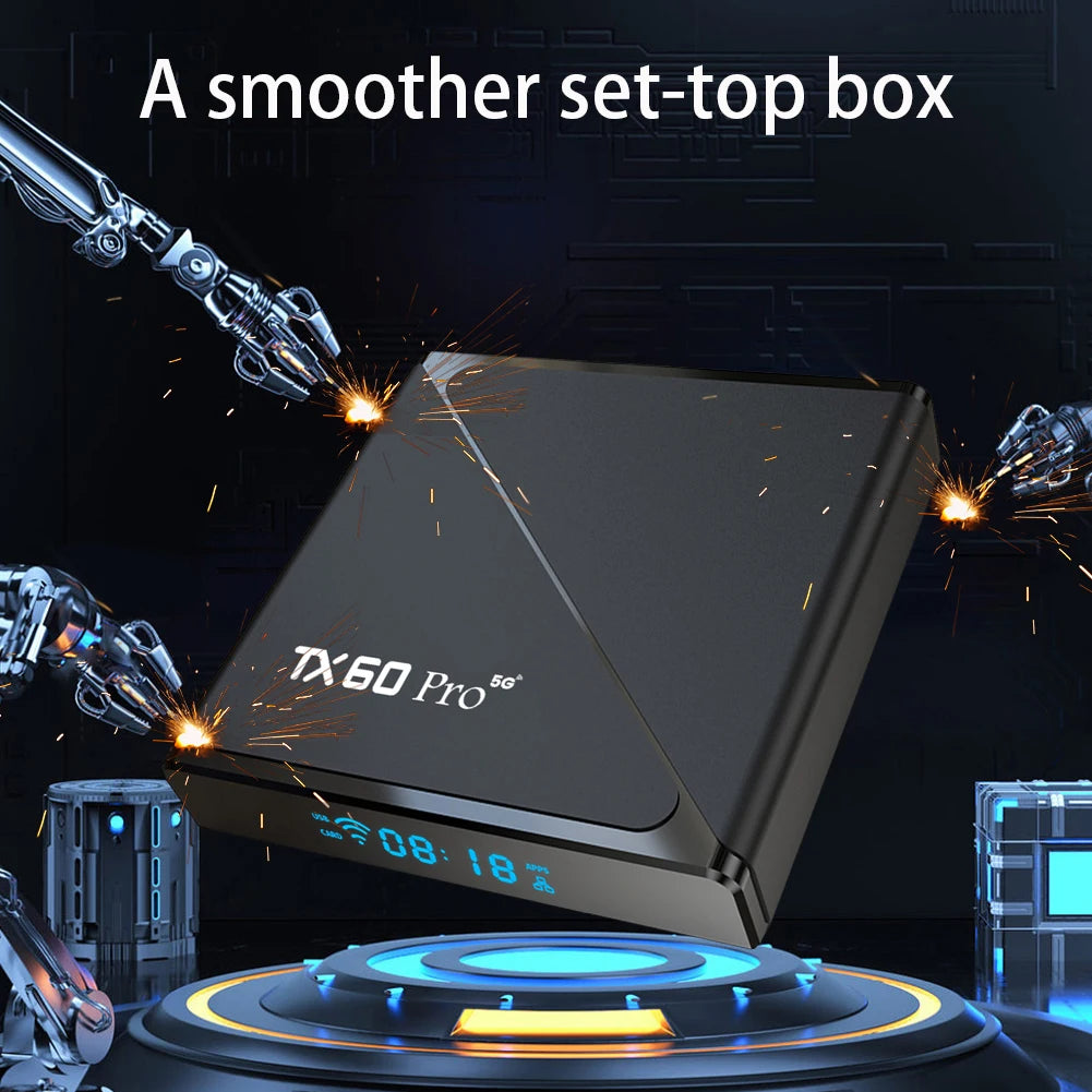 TX60 Pro Android TV Box &ndash; WiFi6 For Smooth Streaming