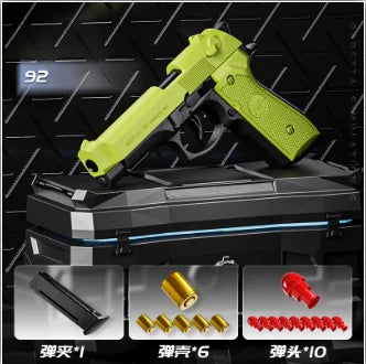 G17 Soft Bullet Blowback Toy Gun green