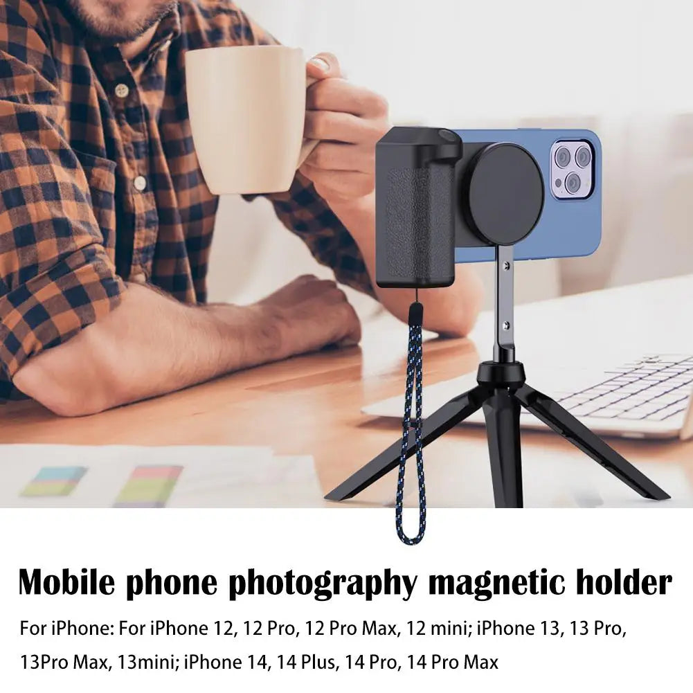 Mobile Phone Photography Magnetic Holder &ndash; Double-Sided Magnetic Suction