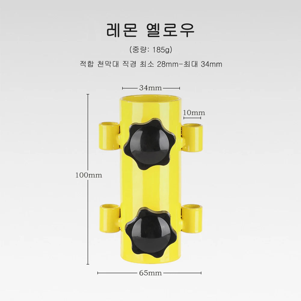 Adjustable Stainless Steel Tent Awning Rod Bracket for Outdoor Adventures