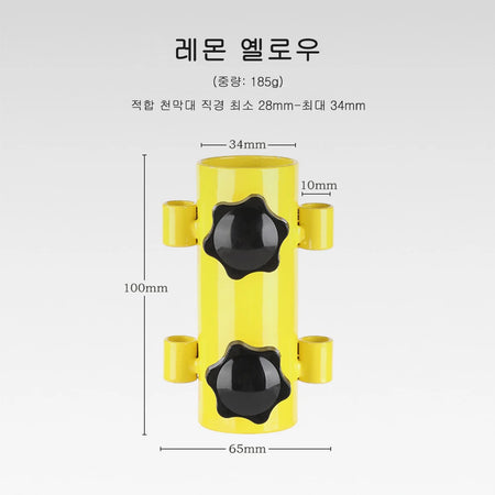 Adjustable Stainless Steel Tent Awning Rod Bracket for Outdoor Adventures