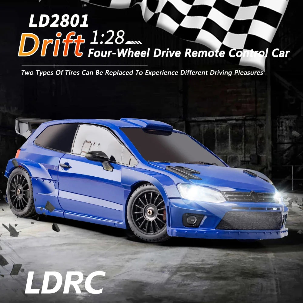 LD2801 1/28 Mini RC Car &ndash; Ultra Fast 4WD Drift Racing