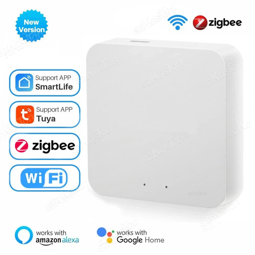 Tuya Zigbee 3.0 Gateway Hub &ndash; Smart Home Automation Bridge white / Zigbee Gateway