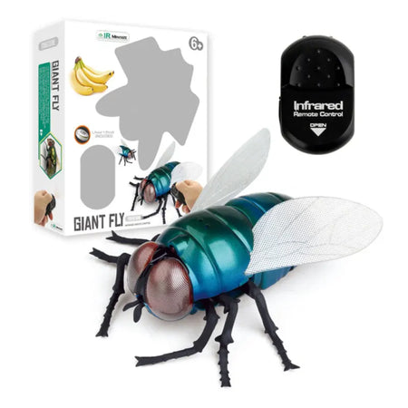 Rc Insect Remote Control Spider Toy Kit &ndash; Fun Prank for Kids and Adults Green headed fly