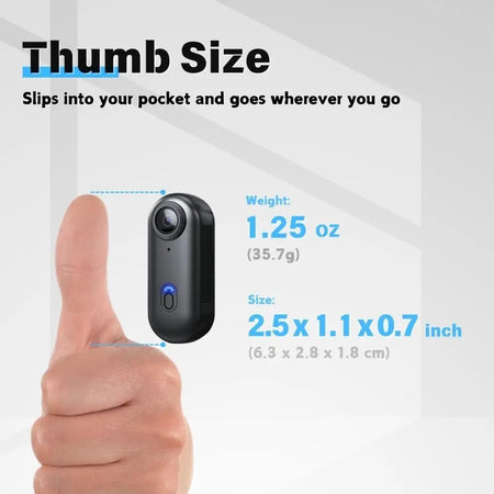 4K HD Mini Vlog Camera &ndash; WiFi Enabled Portable Action Recorder