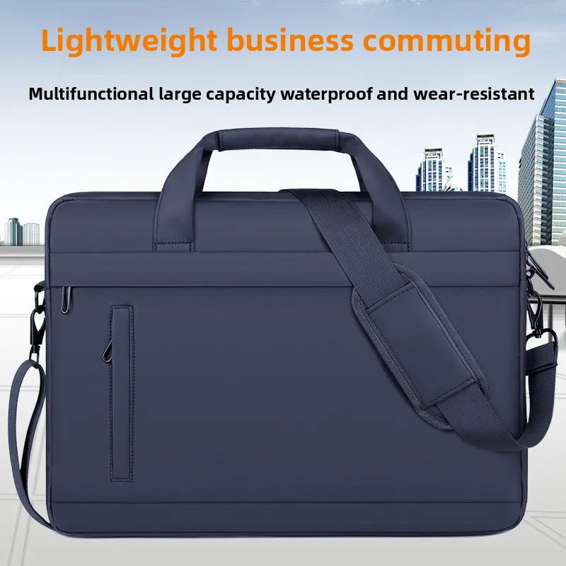 15.6 Inch Shockproof Laptop Sleeve for MacBook, HP, Dell, Acer - Waterproof Crossbody Bag