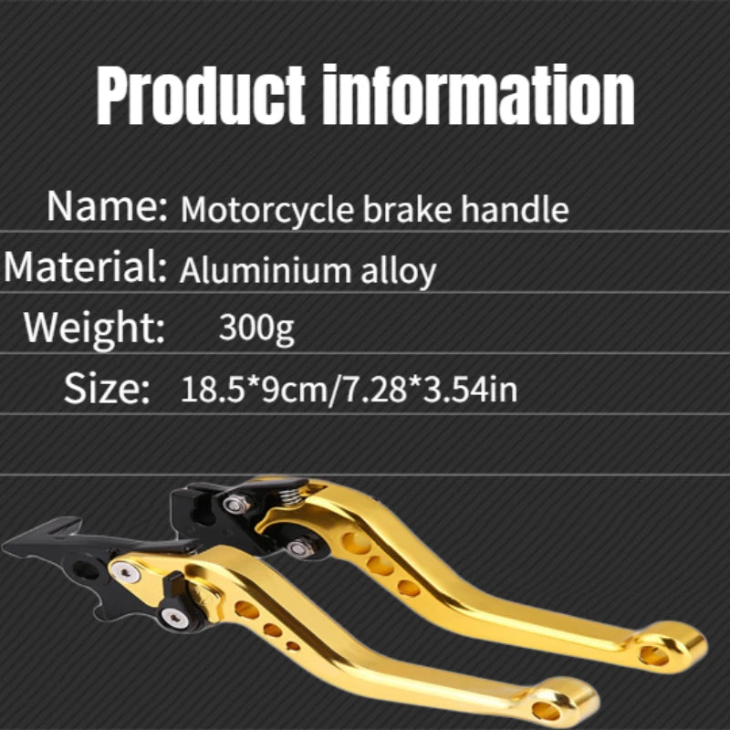 Регулируемая CNC роговая тормозная ручка сцепления для мотоцикла, многоступенчатый алюминиевый сплав