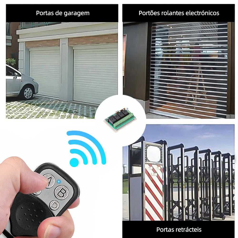 Universal 433MHz Remote Control Duplicator for Garage Doors &amp; Gates