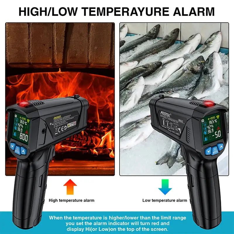 Infrared Thermometer Non Contact Emissivity Adjustable