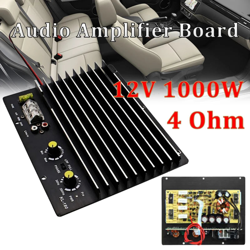 1000W Автомобилен Аудио Укрепителен Плат, 12V Мултиканален Автомобилен Укрепител За Авто Стерео