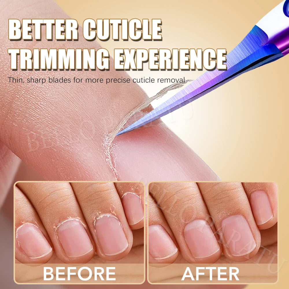 1Pcs Cuticle Scissors Extra Fine Curved Blade &ndash; Ultra Sharp