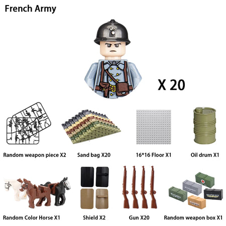 Military Building Blocks &ndash; Compatible With Lego Bricks