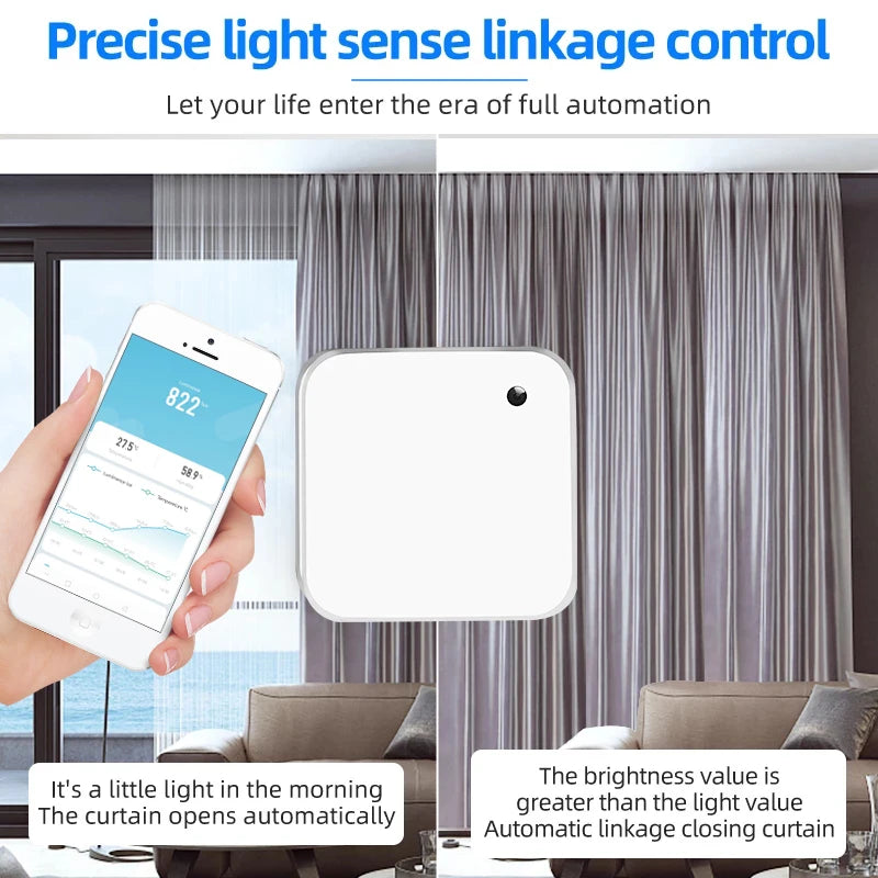 Tuya ZigBee Brightness Sensor &ndash; Temperature Humidity Detect