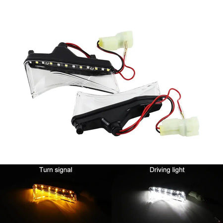 LED Front Daytime Running Lights Turn Signal Lights Accessories for KAWASAKI Z900 2020 2021 2022 by InterCyprus Trading Ltd