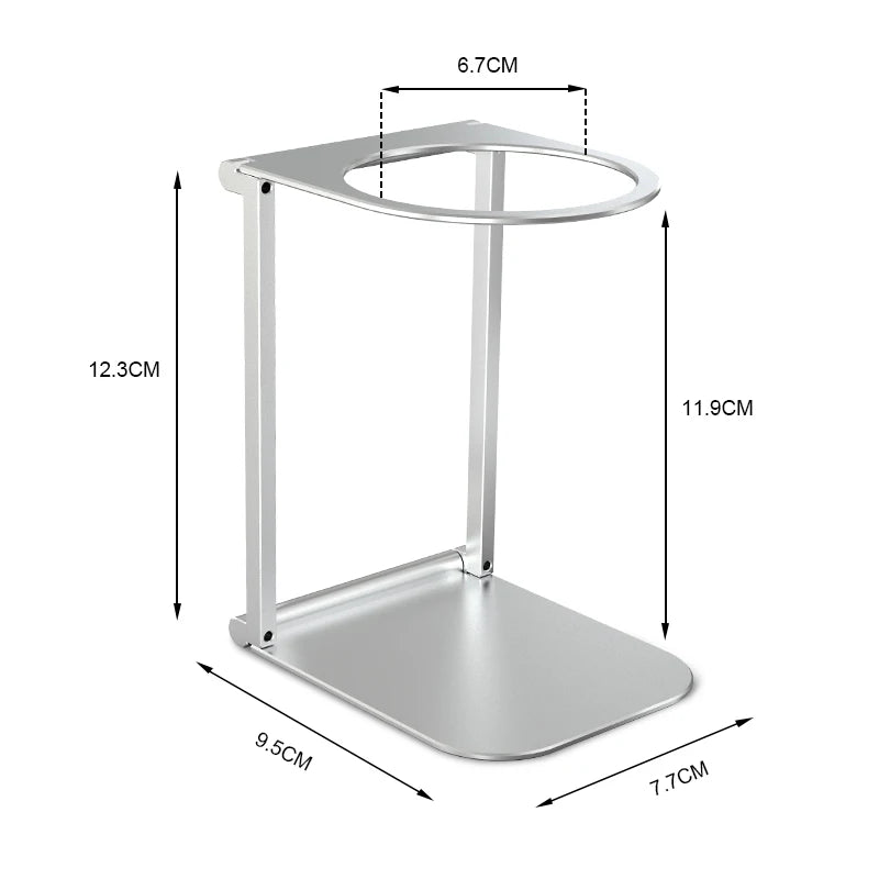 Foldable Aluminum Alloy Coffee Drip Holder &ndash; Portable Stand Aluminum Alloy