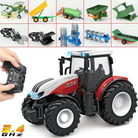 1/24 RC Car for Boys &ndash; Remote Control Farmer Truck with Light