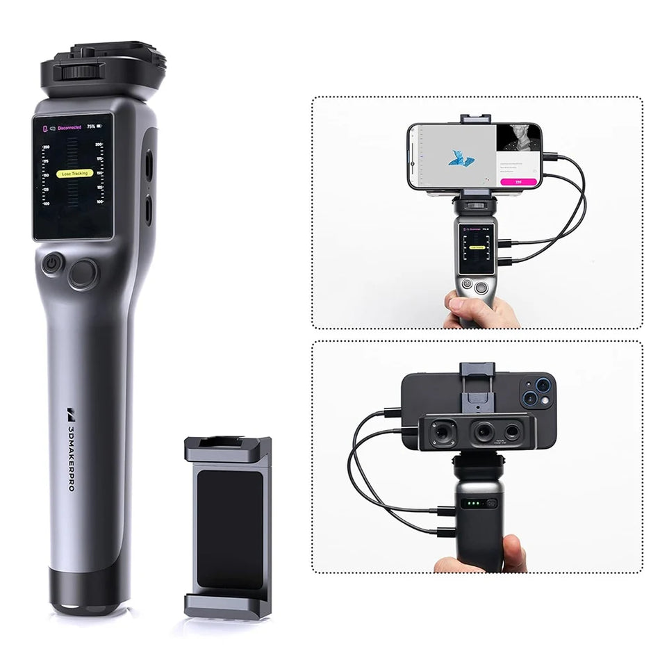 3DMakerpro Impugnatura Intelligente Per Seal Seal Lite Moose Moose Lite Scanner 3D USB Tipo C Portatile Per Android E iOS