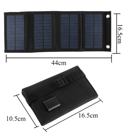 20W Foldable Solar Panel 5V USB Charger &ndash; Portable Power