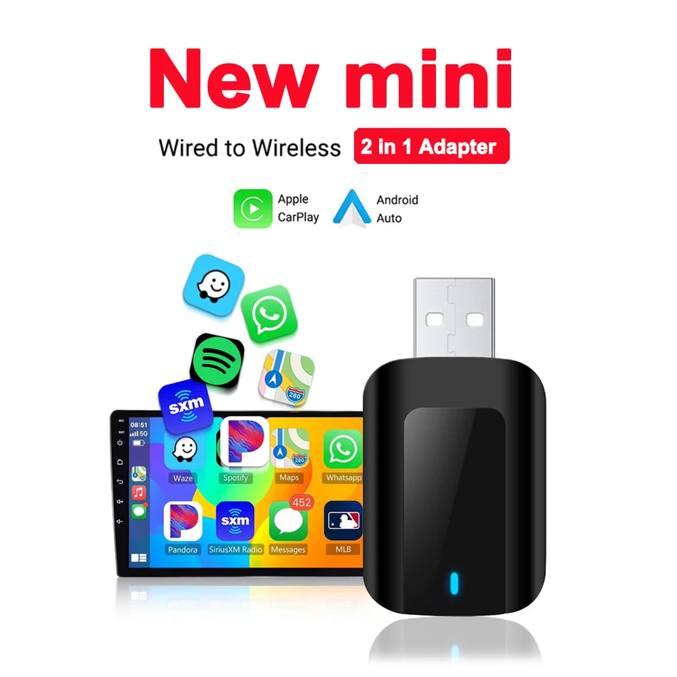 Mazda CarPlay and Android Auto Wireless Adapter 2 in 1