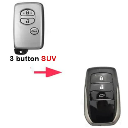 2/3/4 Buttons Modified Flip Key Case for Toyota 2008-2023 Land Cruiser 200 Prado 150 LC200 LC150 Remote Control Key Upgrade by InterCyprus Trading Ltd