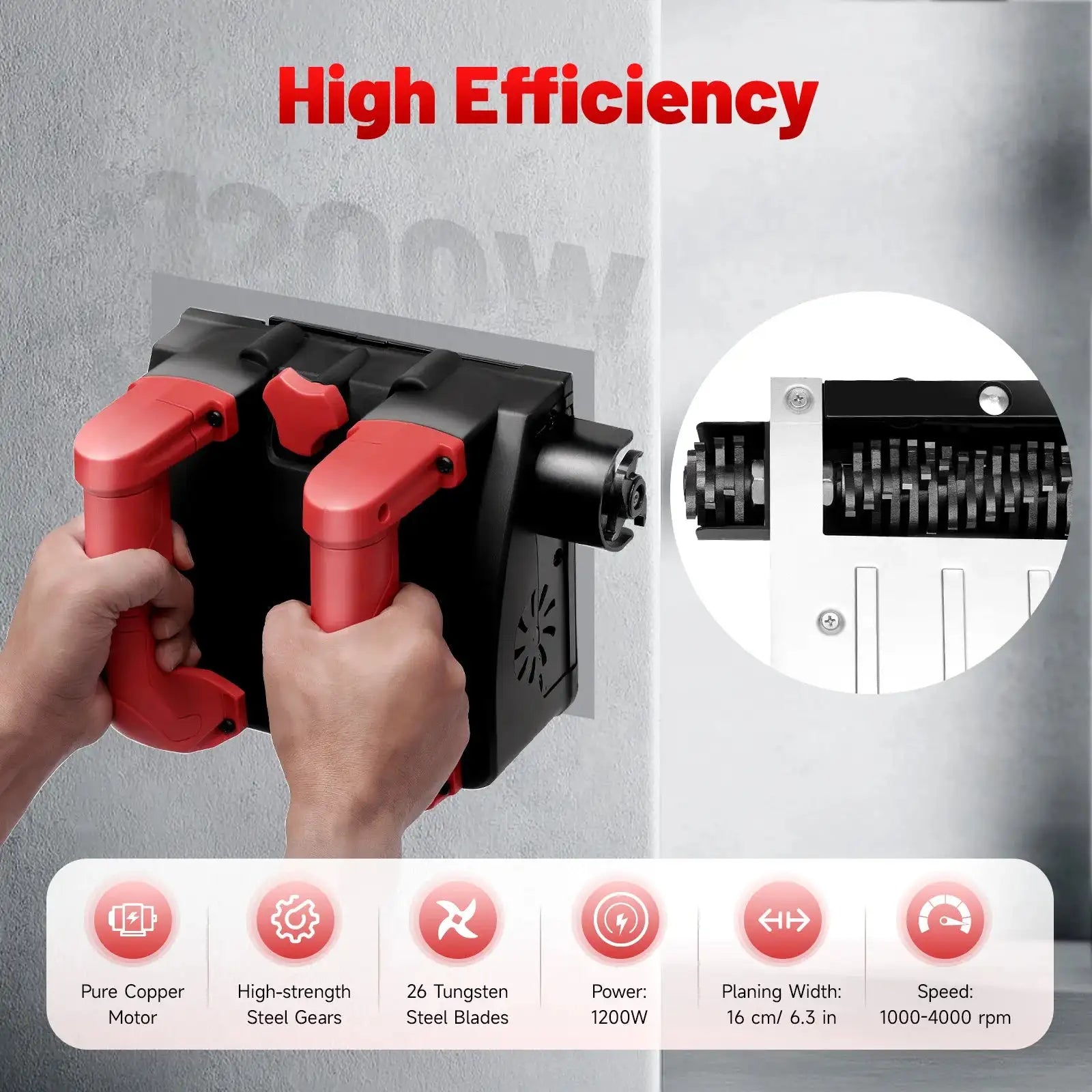 1200W Electric Power Shovel Wall Machine &ndash; Grooving