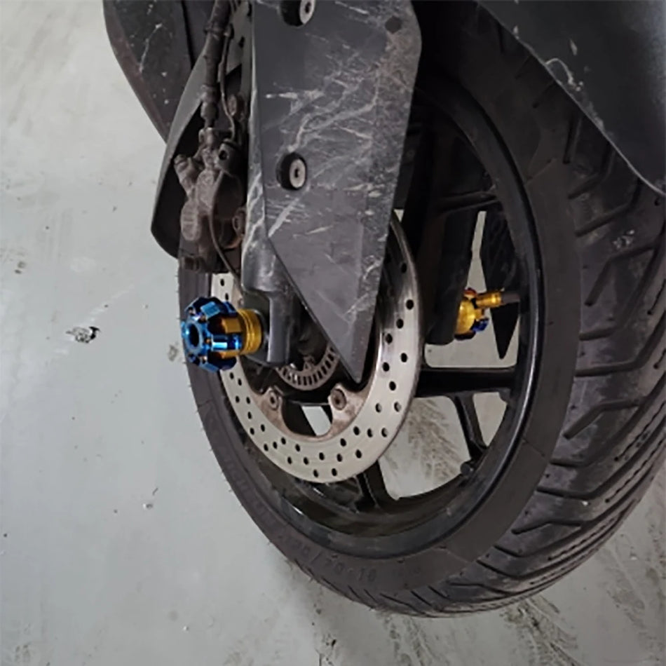 Крышка оси Yamaha XMAX Защита переднего вилочного стакана слайдера из алюминия