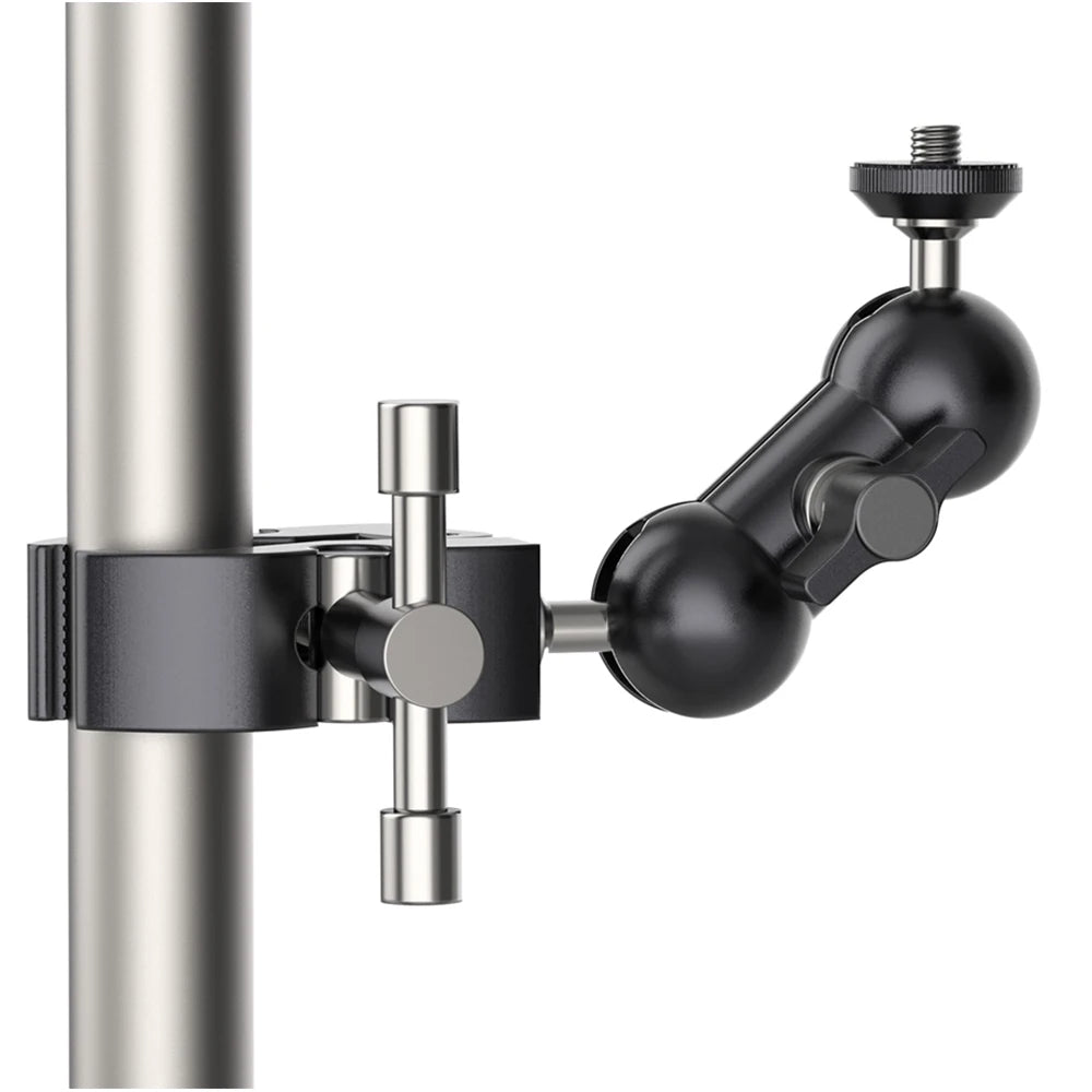 Adjustable SLR Camera Magic Arm Clamp with 1/4'' 3/8'' Screw Hole Mount