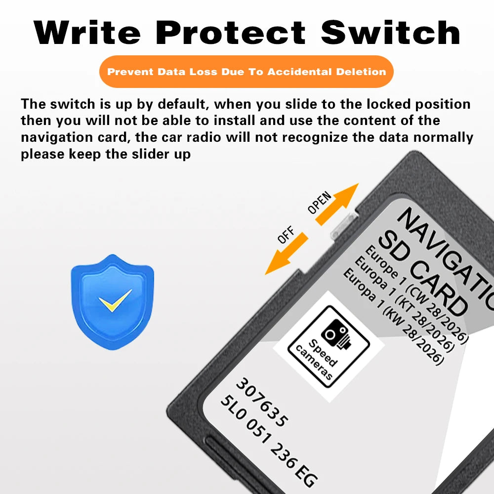 Sat Nav GPS SD Card For Skoda MIB2 2026 &ndash; Europe Maps