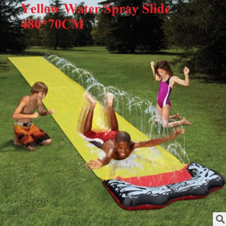 Outdoor Garden Racing Double Water Slide Mat &ndash; Endless Summer Fun 500422