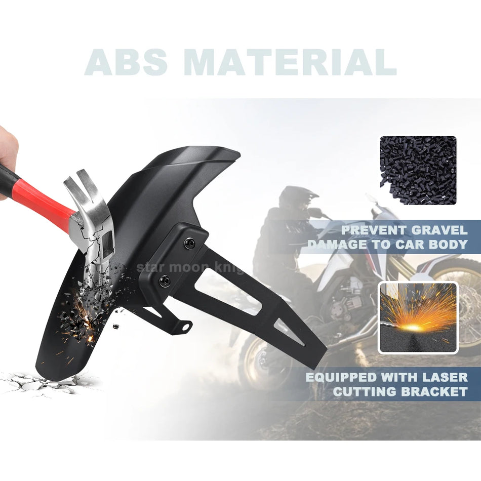 Přední blatník Honda CRF 1000L Africa Twin s ochranou proti stříkající vodě a prodloužení blatníku CRF 1100L Africa Twin