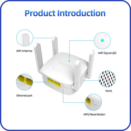PIX-LINK WR41Q &ndash; 300Mbps Wi-Fi Range Extender Home Office