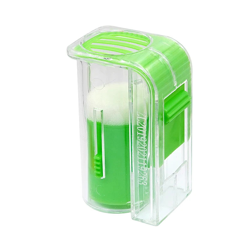 Queen Bee Marker Bottle Cage Handed Catcher &ndash; With Plunger Green