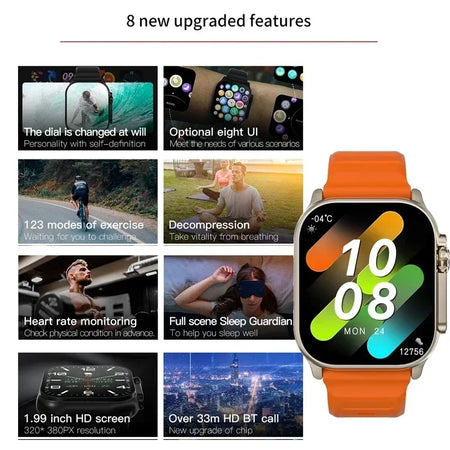 T10 Ultra Smart Watch &ndash; NFC GPS Bluetooth Calling And Music