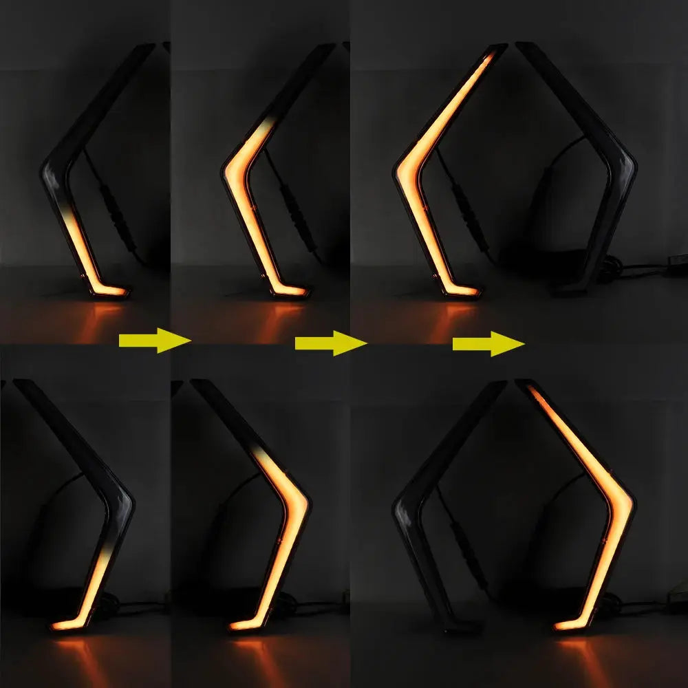 LED Front Accent Light Turn Signal Lights for Polaris RZR XP 1000 Turbo 2018-2021 UTV ATV by InterCyprus Trading Ltd