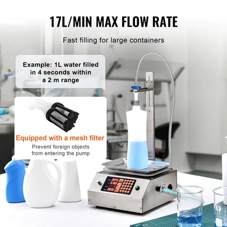 SucceBuy 30-15000g Liquid Filling Machine - Digital Control