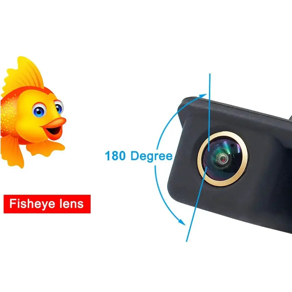 Rear View Camera For BMW X1 X3 E39 E53 E82 E88 E84 E90 E91 E92 E93 E60 E61 E70 E71 E72 Backup Reverse AHD 2K Fisheye Lens Camera by InterCyprus Trading Ltd