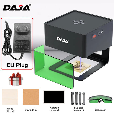 DAJA DJ6 Mini Portable Laser Engraver &ndash; Bluetooth Enabled DJ6 (EU Plug)