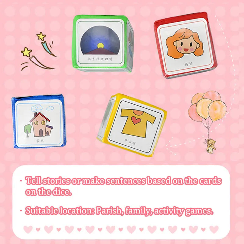 MY10057 &ndash; Soft Dice Storytelling Toy for Language Expression