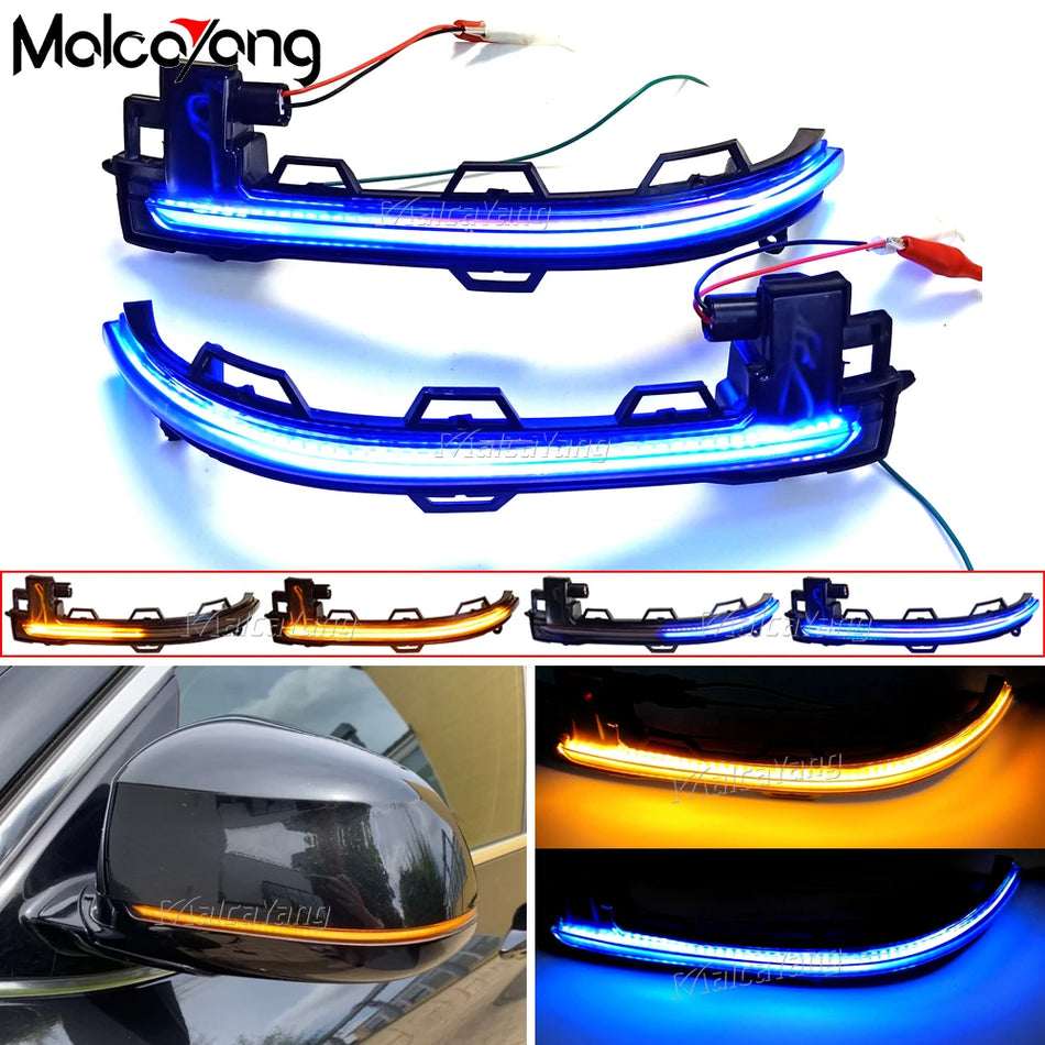 Luces de señal de giro LED dinámicas para BMW X3 X4 X5 X6 F25 F26 F15 F16