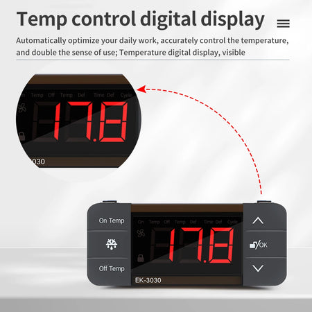 Digital Temperature Controller 220V &ndash; Defrost Thermostat