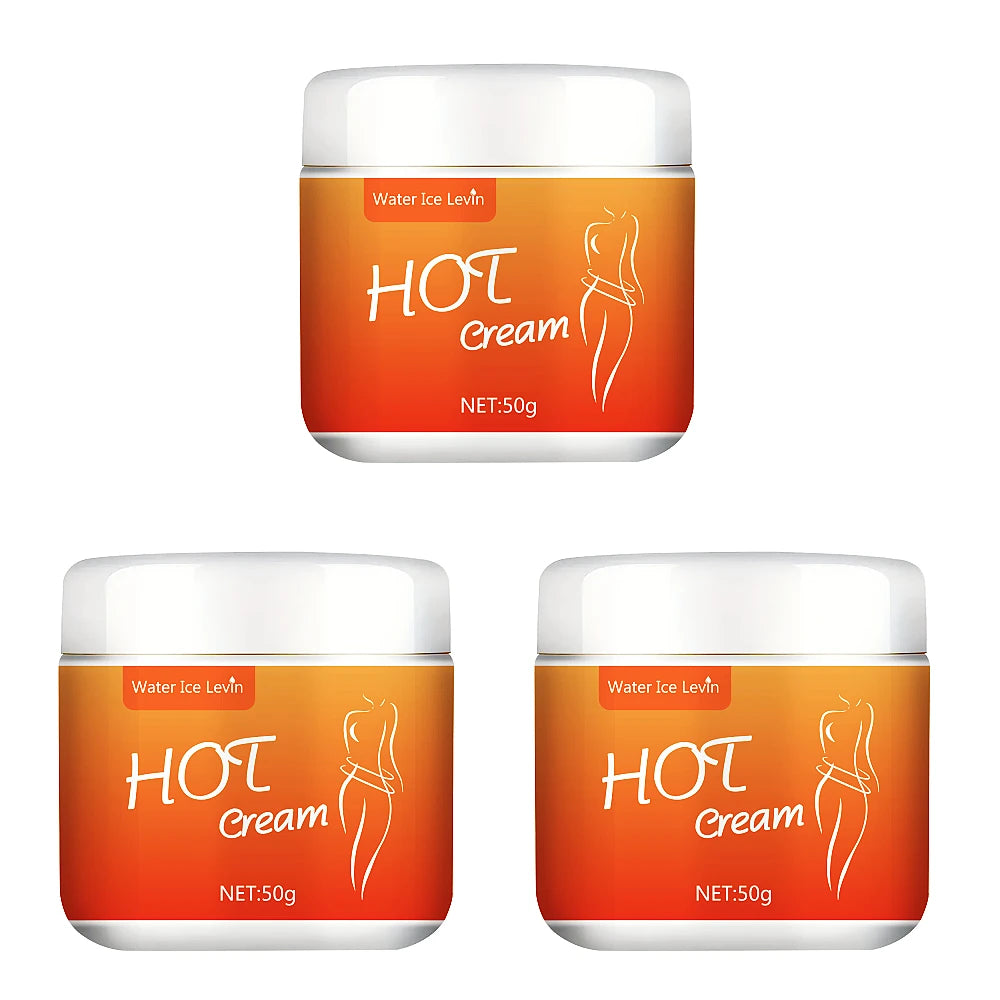 Water Ice Levin Heat Massage Cream &ndash; Enhances Muscle Recovery and Fitness Performance 3pcs