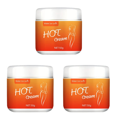 Water Ice Levin Heat Massage Cream &ndash; Enhances Muscle Recovery and Fitness Performance 3pcs