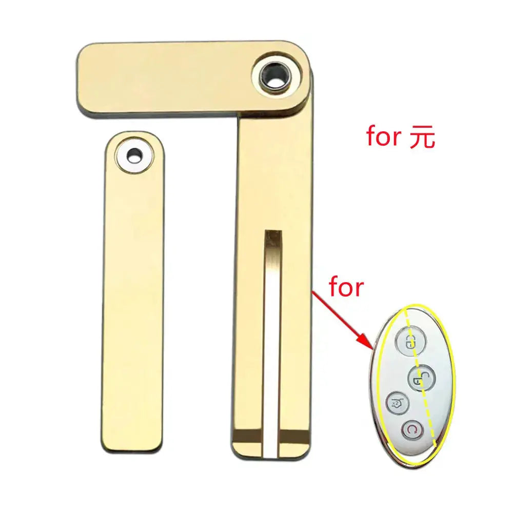 10pcs/lot Car Emergency Smart Insert Key Blade Replacement for BYD Smart Card Remote Key by InterCyprus Trading Ltd
