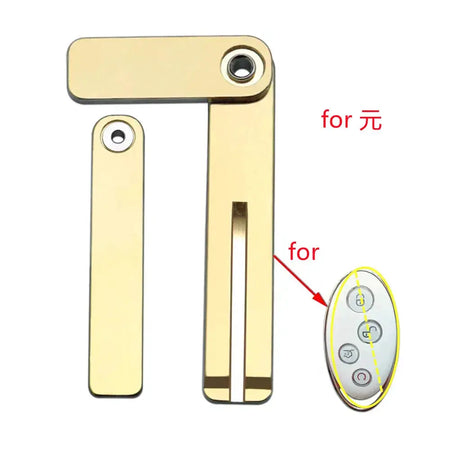 10pcs/lot Car Emergency Smart Insert Key Blade Replacement for BYD Smart Card Remote Key by InterCyprus Trading Ltd