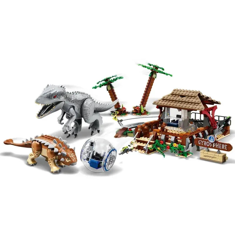 75941 Tyrannosaurus Rex Vs Ankylosaurus Block Set &ndash; Fun