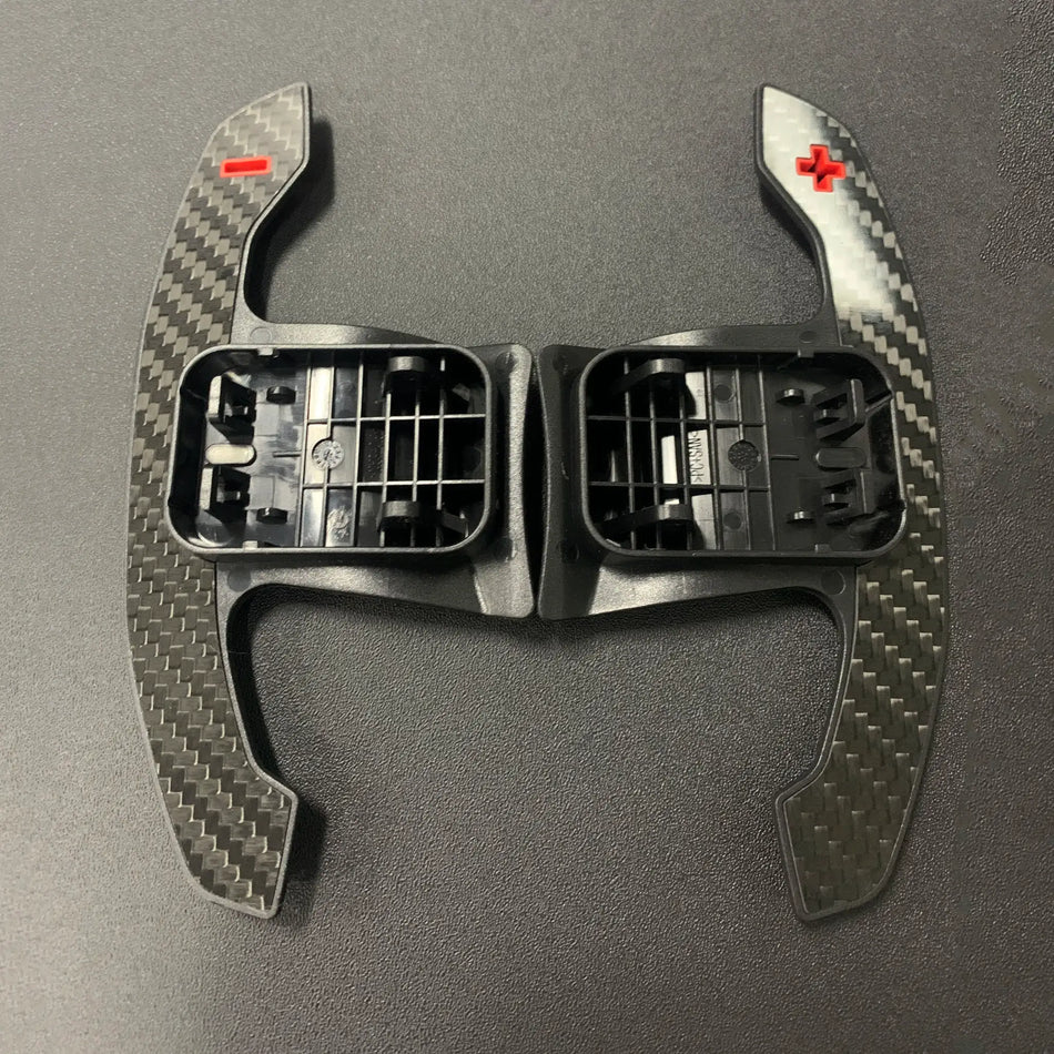 For BMW F20 F30 F32 F34 F36 F80 G42 G20 G22 G30 F30 F31 1 2 3 4 5 7 Series Carbon Fiber Steering Wheel Shifter Paddles by InterCyprus Trading Ltd