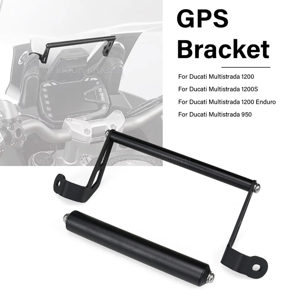 Ducati Multistrada Fairing Upper Bracket for 1200, 1200S, Enduro, 950 GPS Mount Accessories