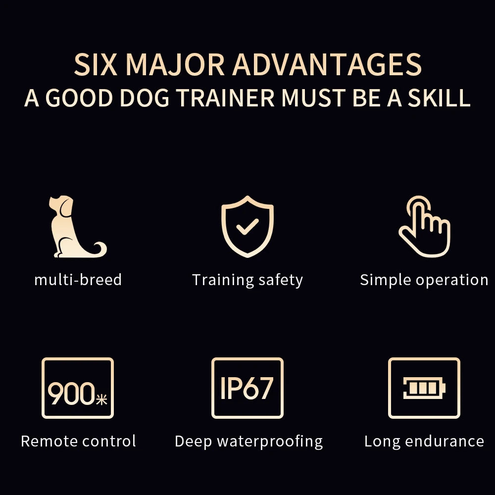 D25T Dog Training Collar &ndash; Color Screen Remote Control